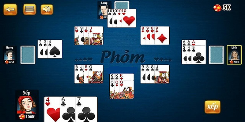 Thuật ngữ thường có ở game bài Phỏm